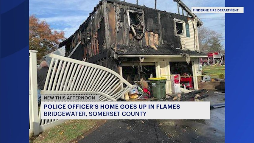 Authorities probe cause of fire at Somerville police officer’s home