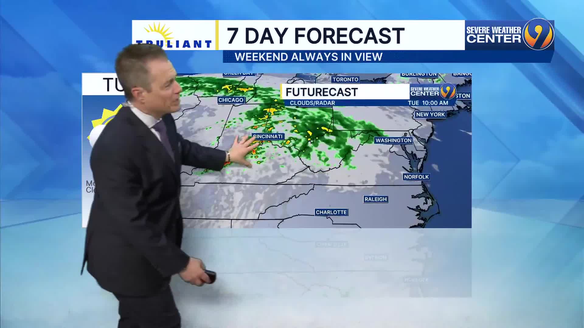 FORECAST: Staying dry all week