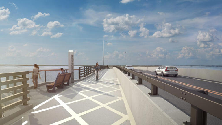 Smith Point Bridge reopens to heavier loads; traffic down to one lane