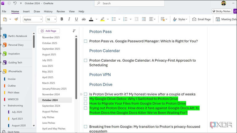 I’m never going back to Microsoft OneNote after mastering this open ...
