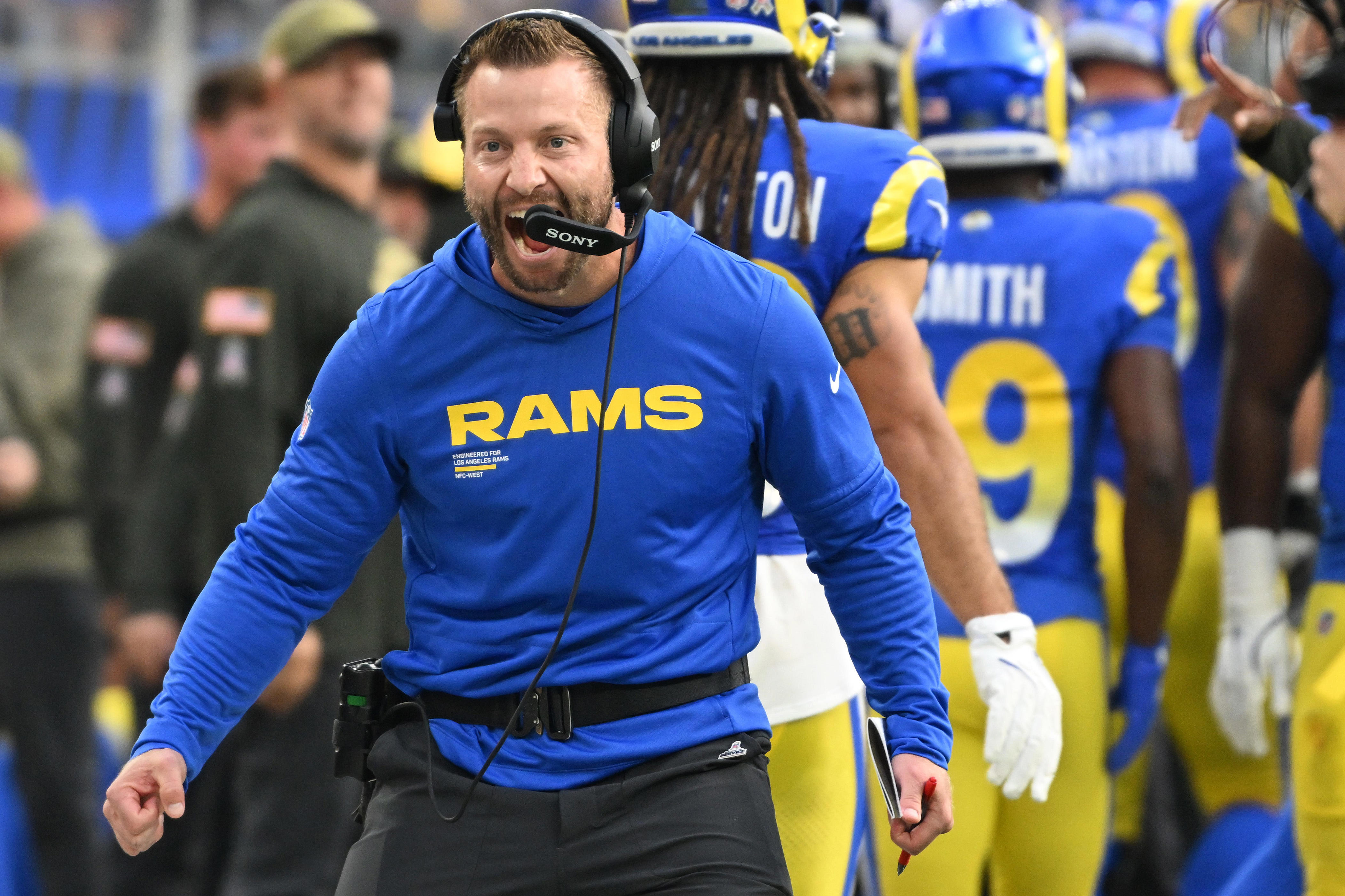 Watch: Sean McVay went ballistic in Rams' locker room after win vs ...