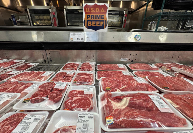 The ground beef could jump to $10 a pound, according to Omaha Steaks President and CEO Nate Rempe. Getty Images