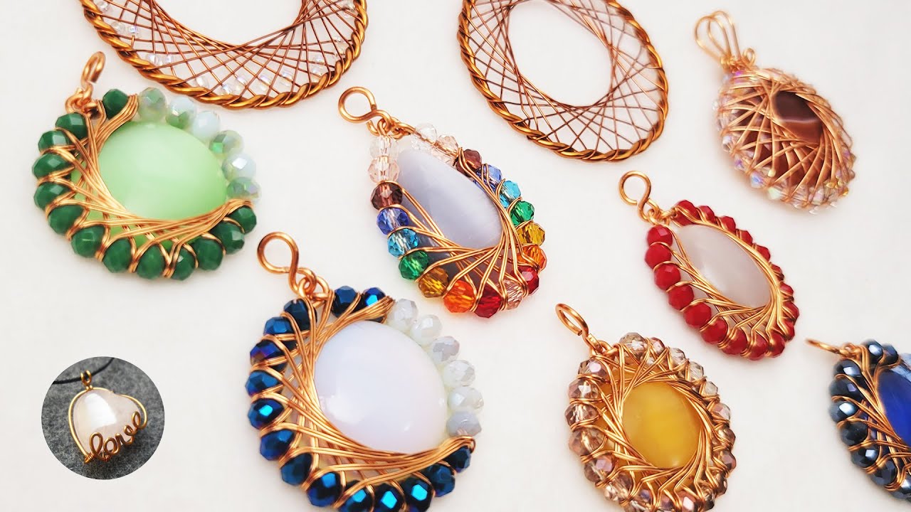 3 pendant patterns using the same technique #jewelry #diy #ideas ...