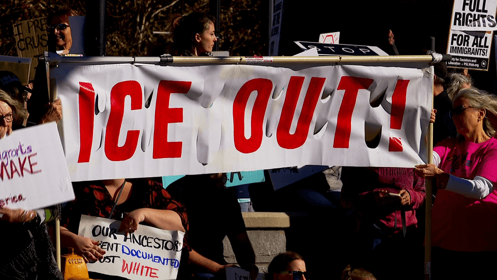 Hundreds attend demonstration opposing 'Charlotte's Web' ICE operation ...