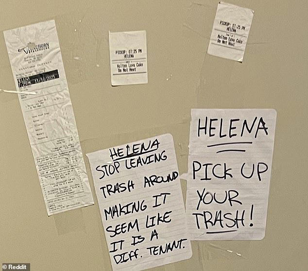 No one knew who was dumping trash around the apartment... until
