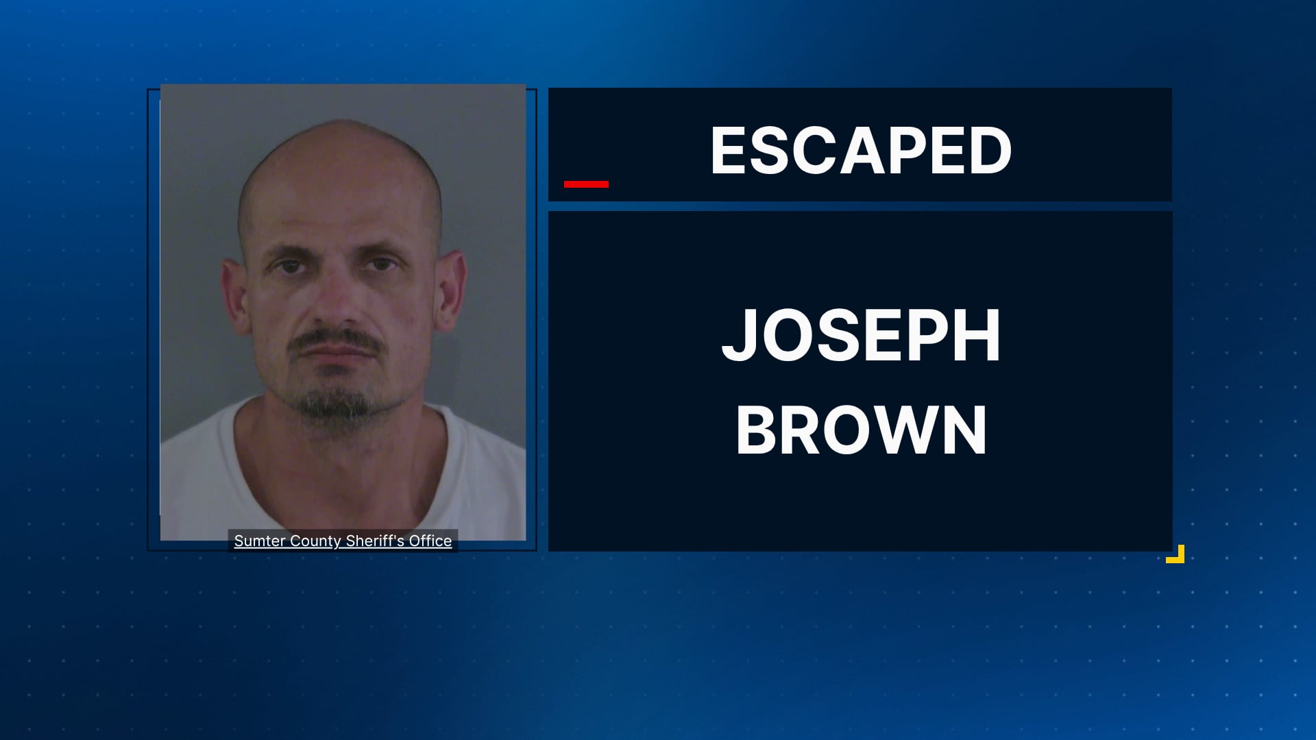 Search underway for an escaped inmate out of Sumter County