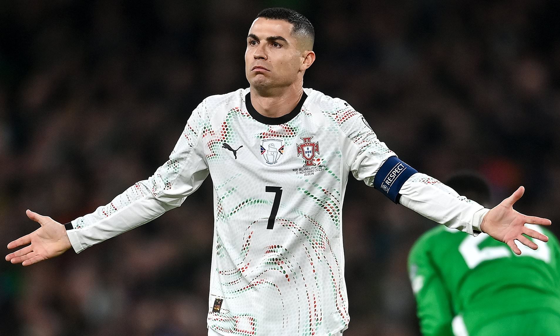 Криштиану Роналду в матче квалификации к ЧМ-2026