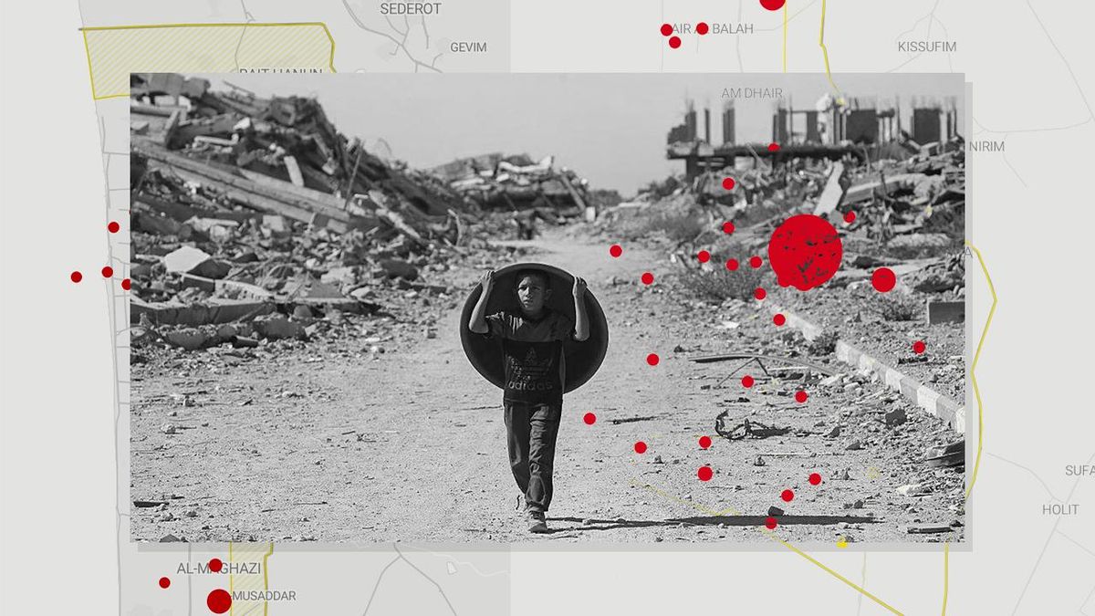 El mapa de un mes de alto el fuego en Gaza: Israel viola el acuerdo ...