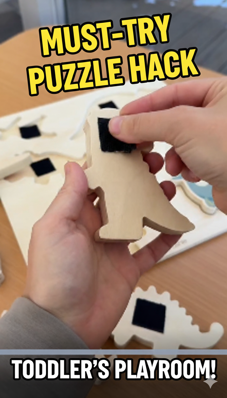 Transform Your Toddler’s Playroom With This Must-Try Puzzle Hack