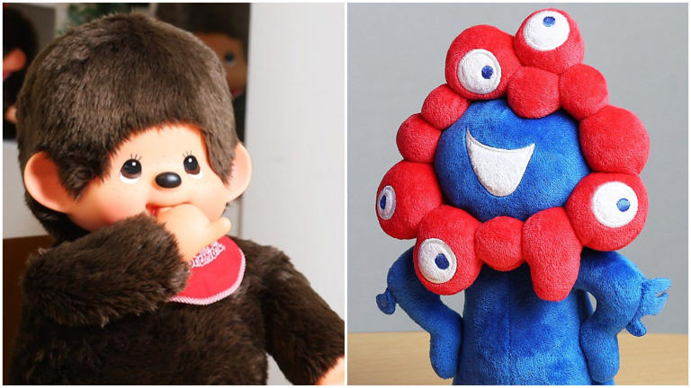 ミャクミャク 立ち 自立 立ち姿 36cm Mサイズ ミャクミャク ぬいぐるみ Mサイズ 自立 立ち姿 セキグチ ミャクミャク