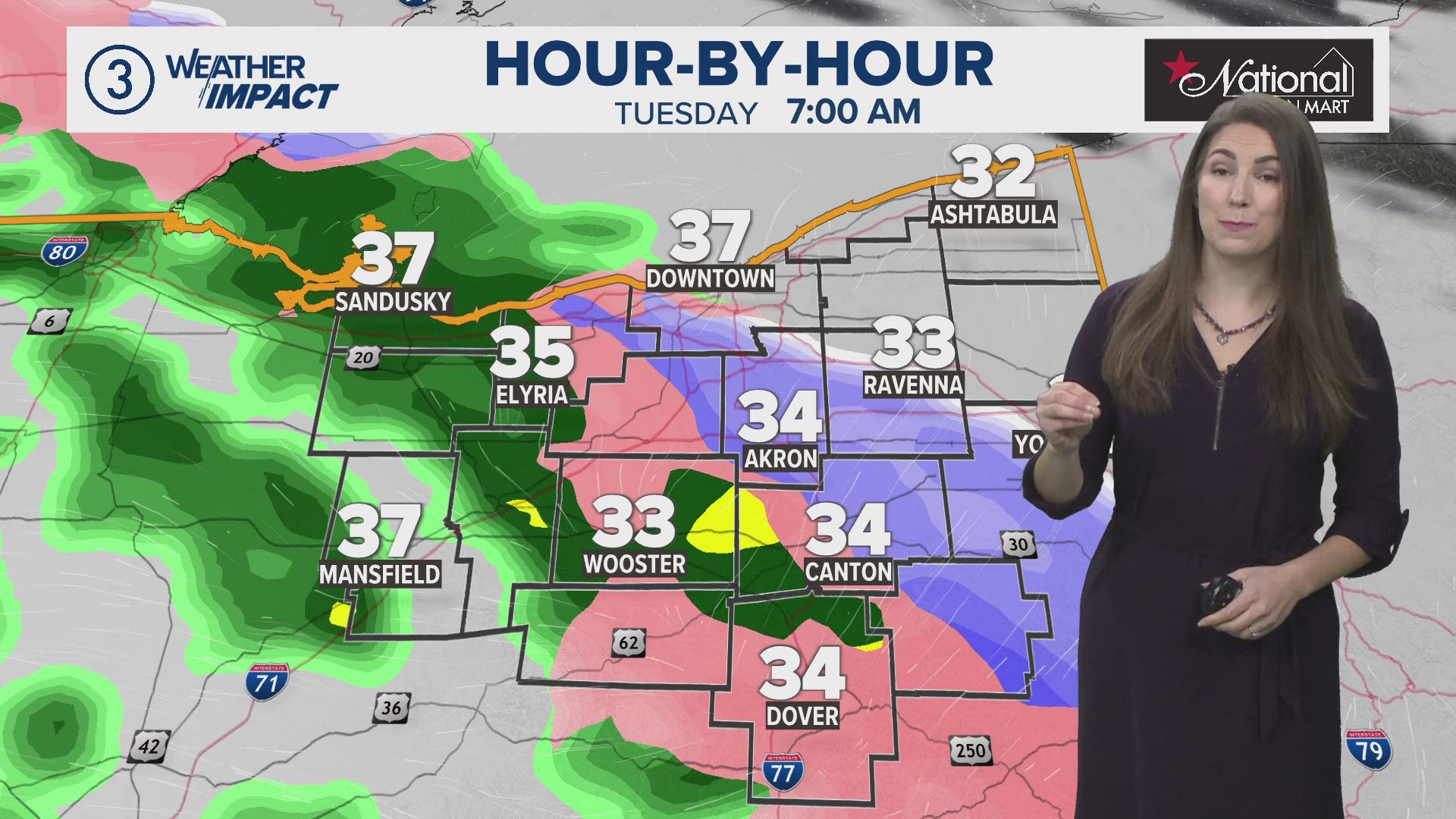 Cleveland area weather forecast: Rain returns early in the week