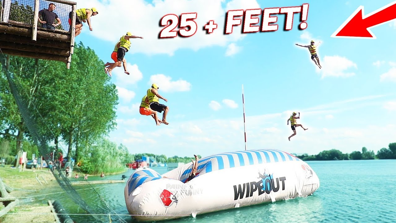 Blob Launch Mayhem in the Total Wipeout Challenge