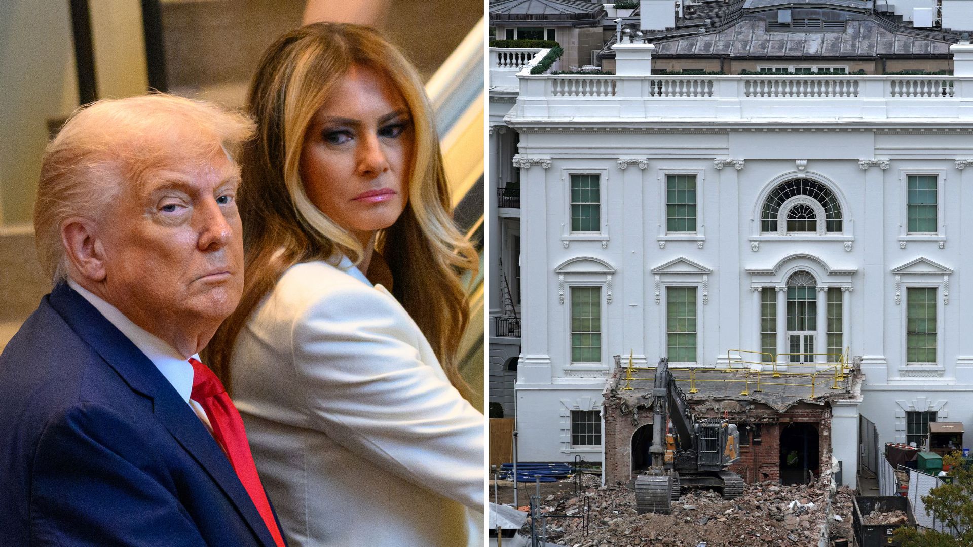 Melania Trump «didn’t love» Trump idea of tearing down the East Wing(02)