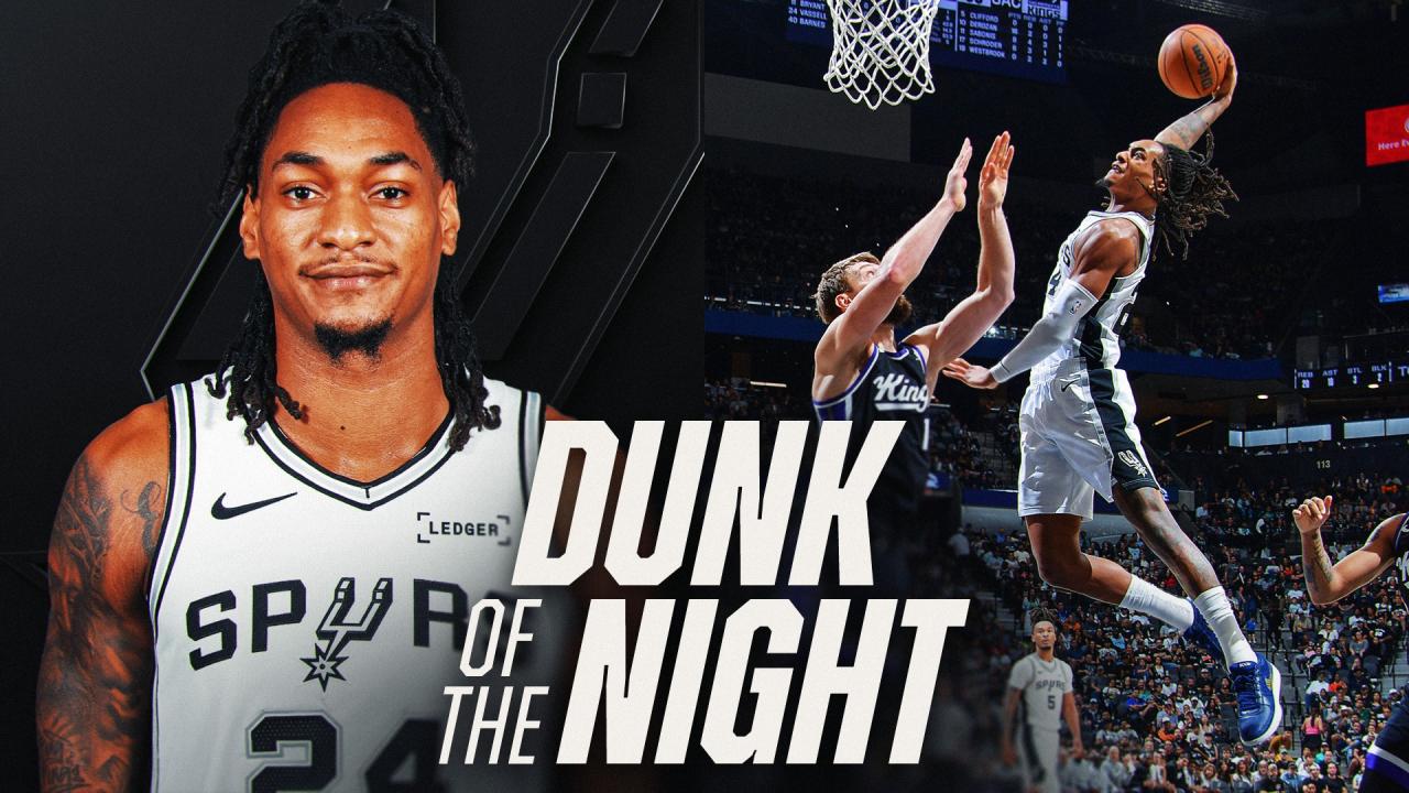 Dunk of the Night: Devin Vassell