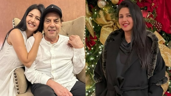 Dharmendra with daughter-in-law Deepti Bhatnagar