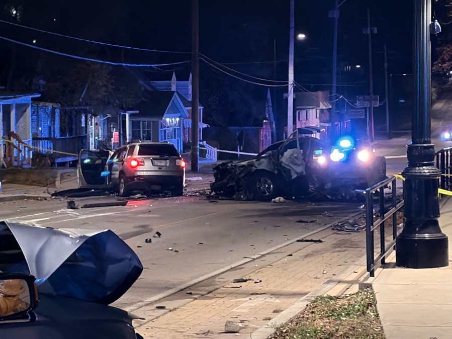 UPDATED: Five hospitalized after fiery crash in Central Illinois on Sunday