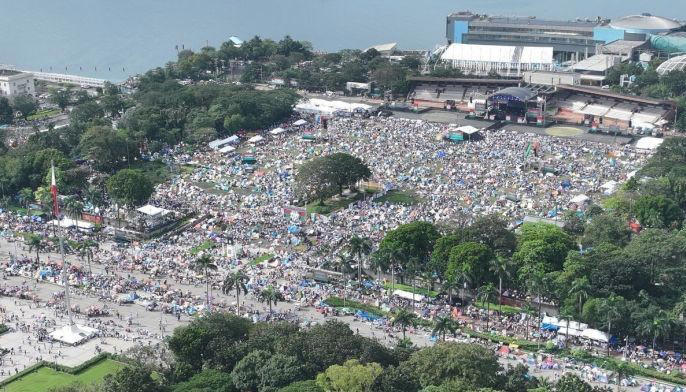 Crowd at INC protest swells as Day 2 of three-day rally opens