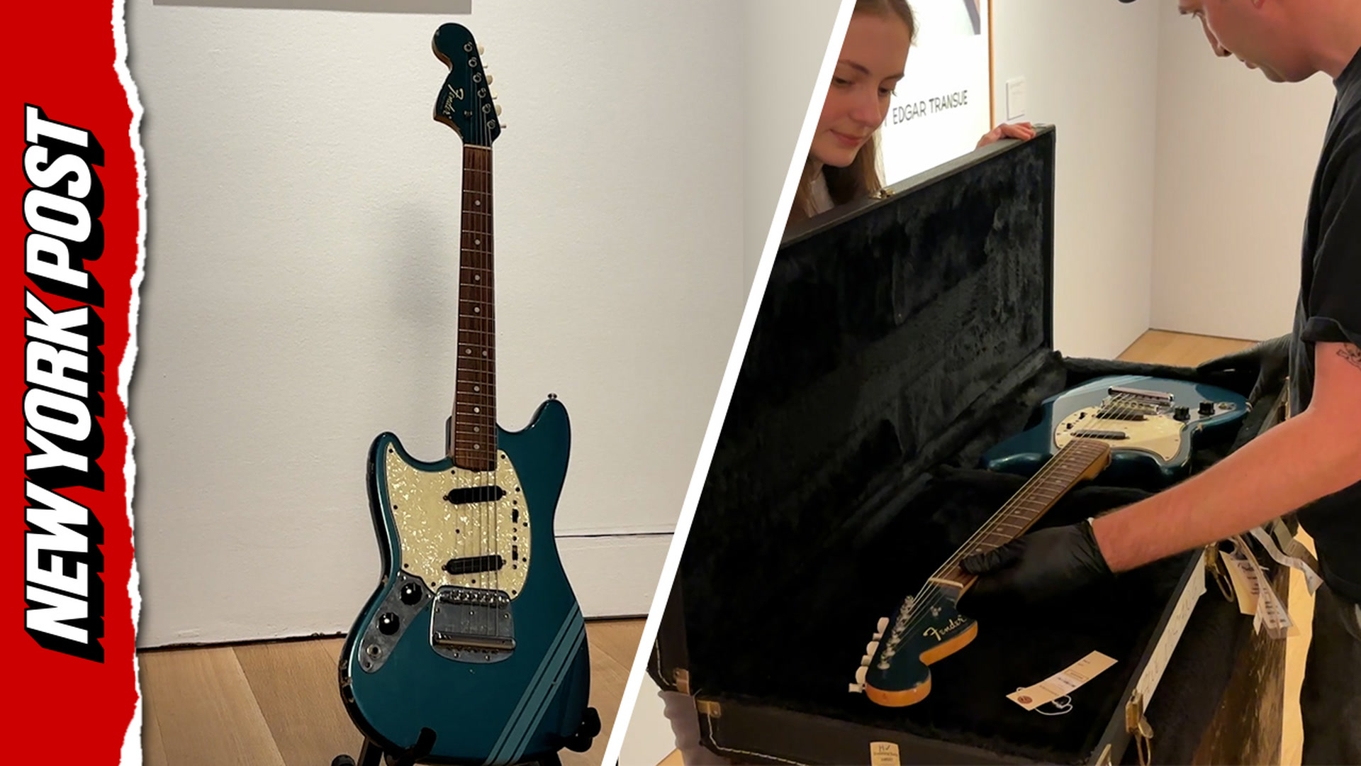 Kurt Cobain's guitar from 'Smells Like Teen Spirit' video to be sold at ...