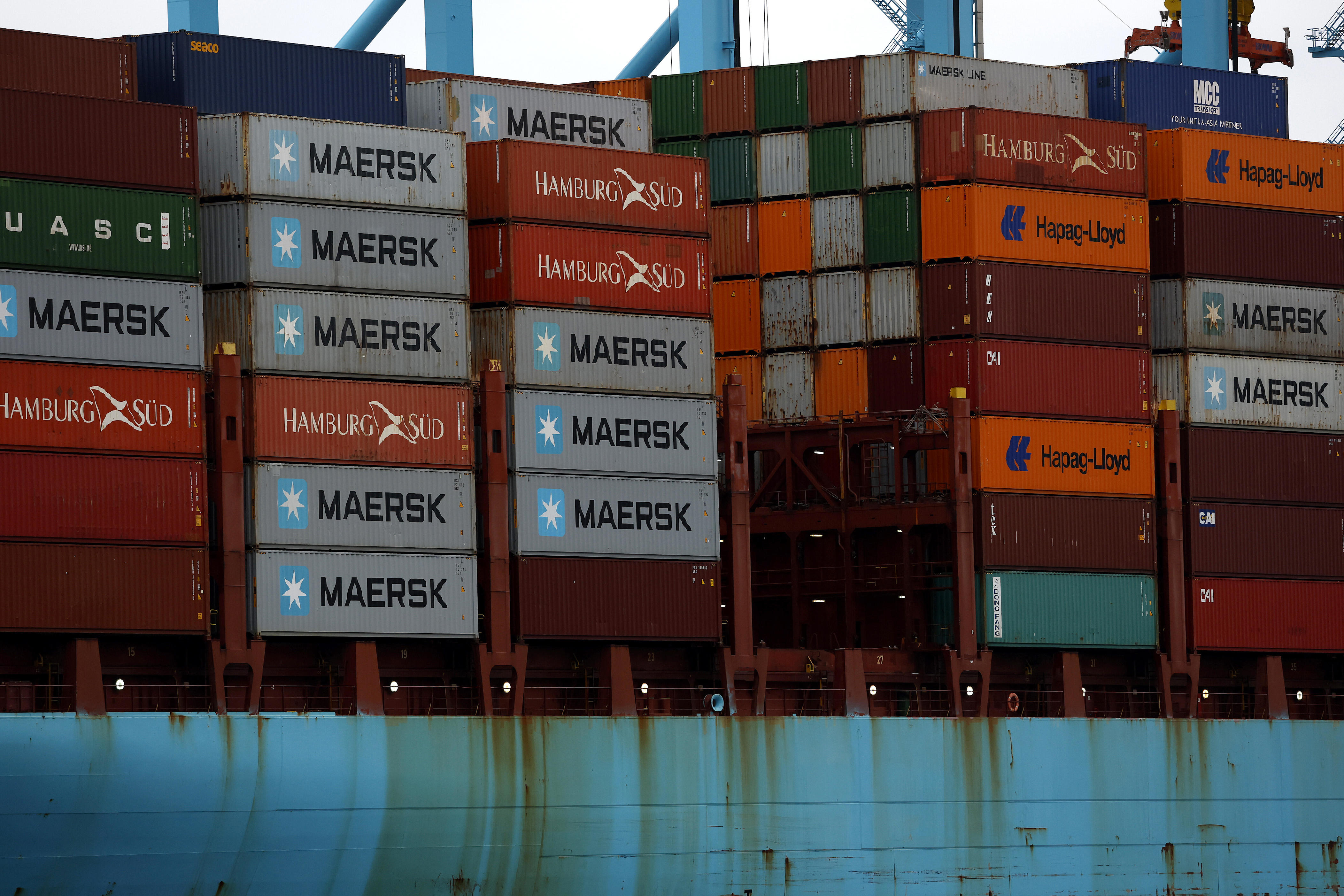 Crews Continue Fighting Electrical Fire on Container Ship in San Pedro