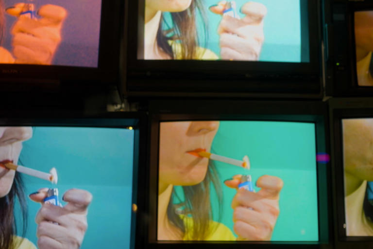 gaza cigarettes Licensable picture: A man smokes an alternative cigarette in Gaza City