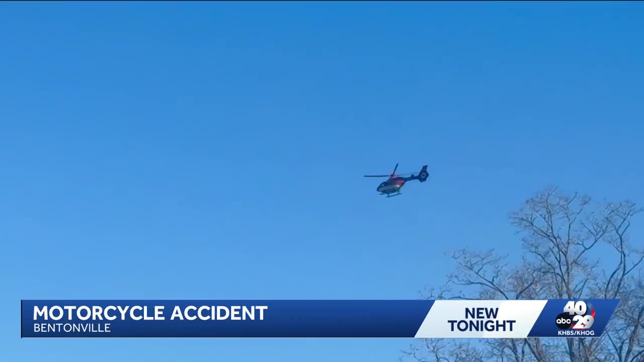 Life flight helicopter responds to Benton County crash involving motorcycle