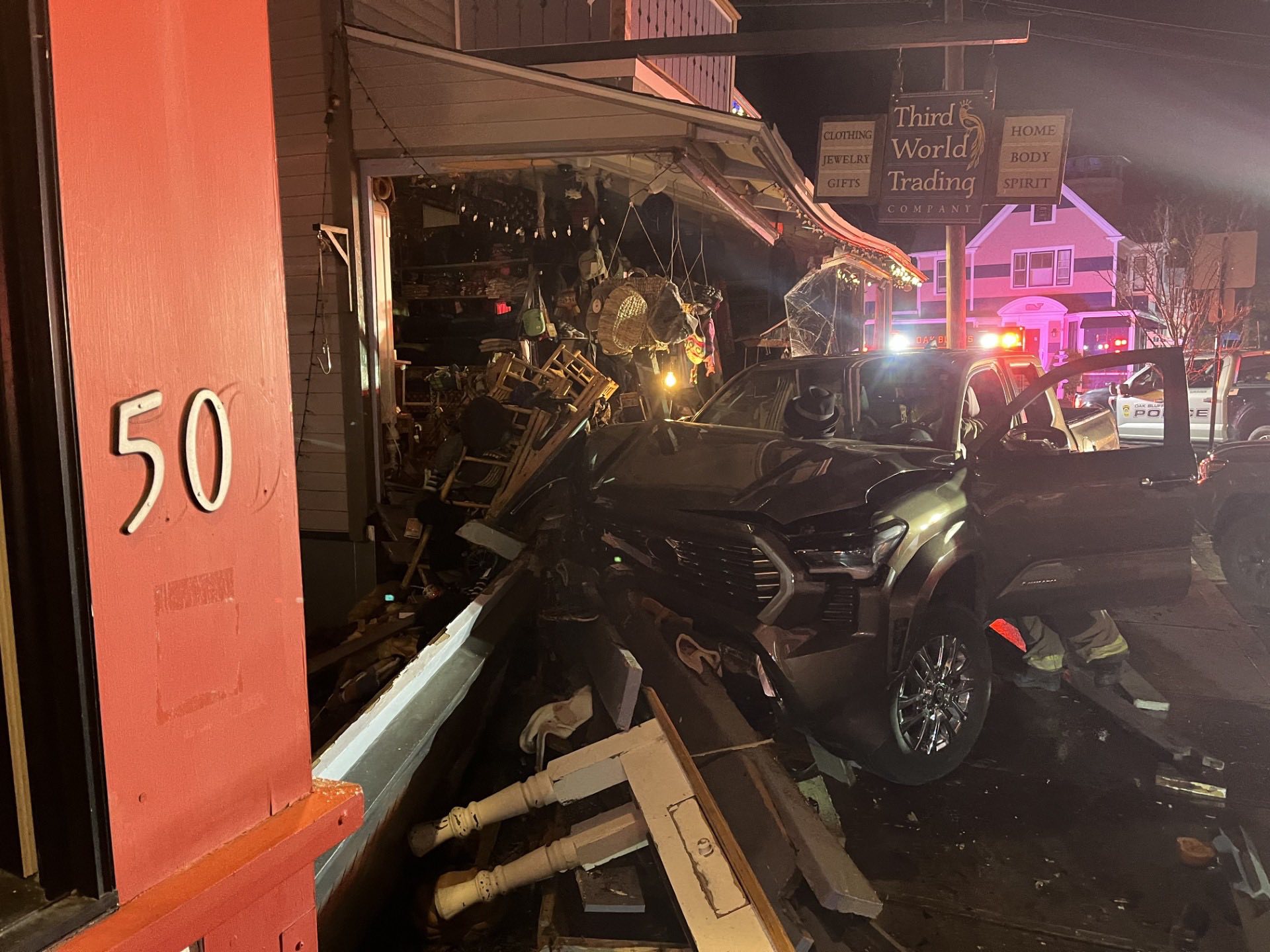 Man facing drunk driving charge after crashing into Oak Bluffs store