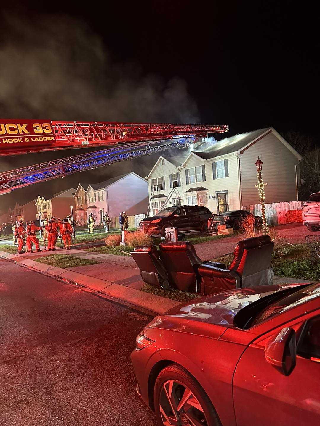 1 firefighter injured after duplex fire in Adams County