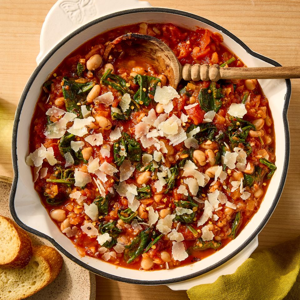 A recipe image of Easy White Bean Skillet.