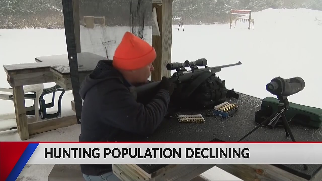 Hunting population declining