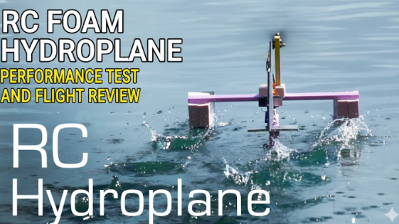 RC Foam Hydroplane Test Flight: Speed and Handling Insights