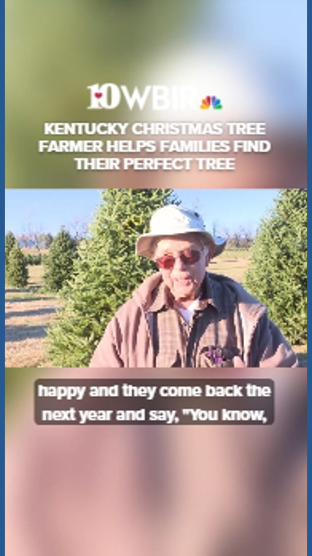 Kentucky Christmas tree farmer helps families find their perfect tree