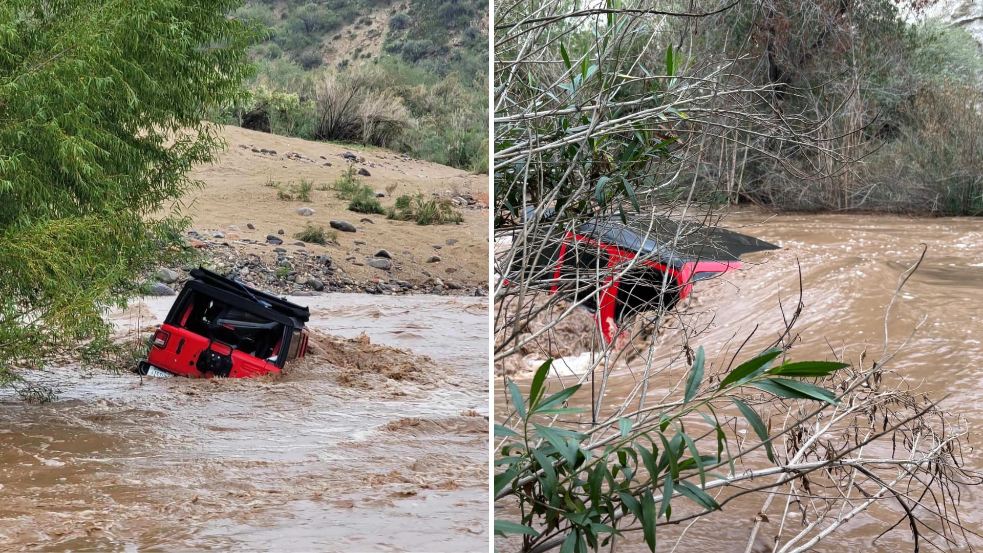 Man missing after being swept away by floodwaters near New River
