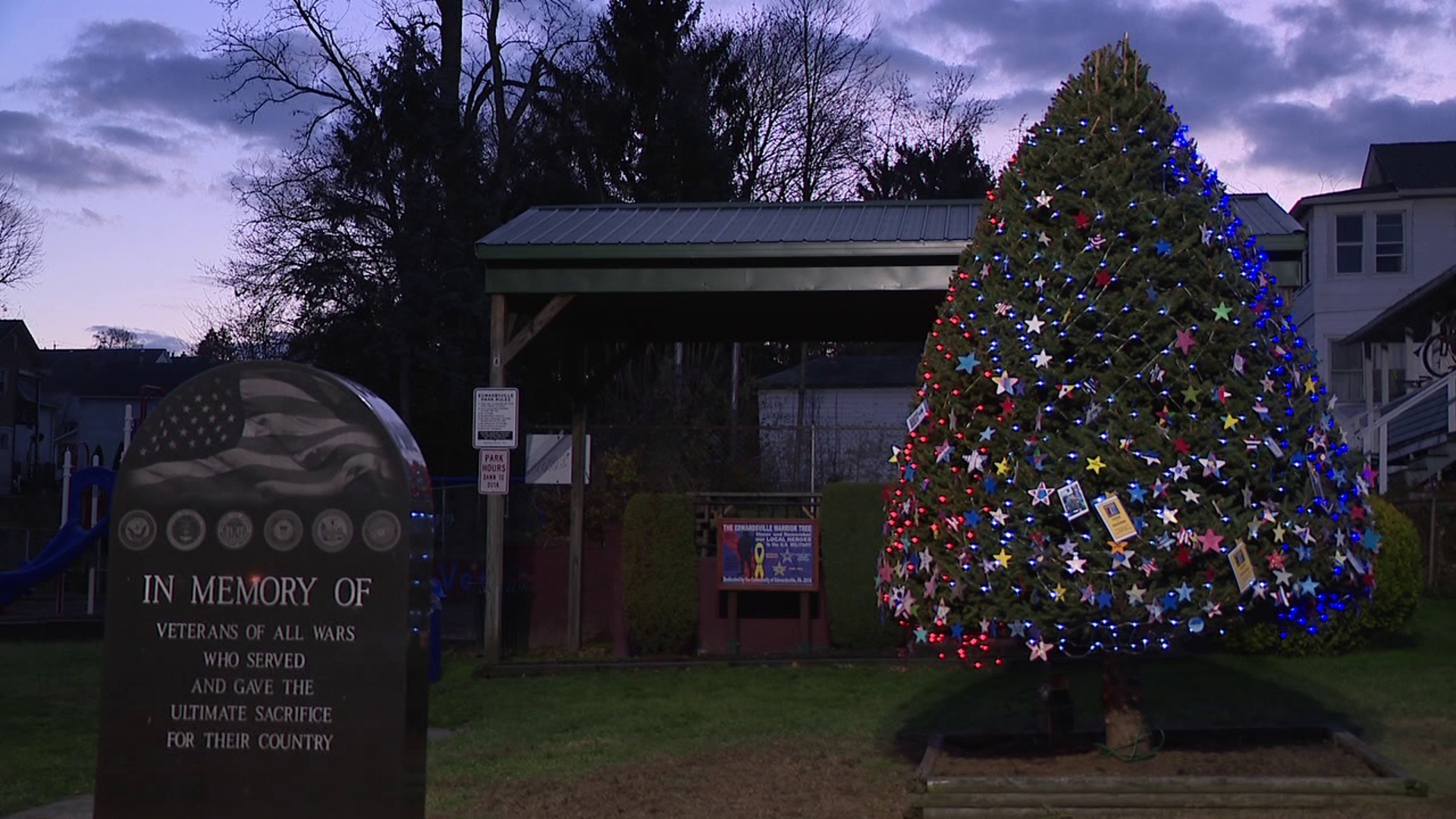 Community honors service members with Warrior Tree in Edwardsville