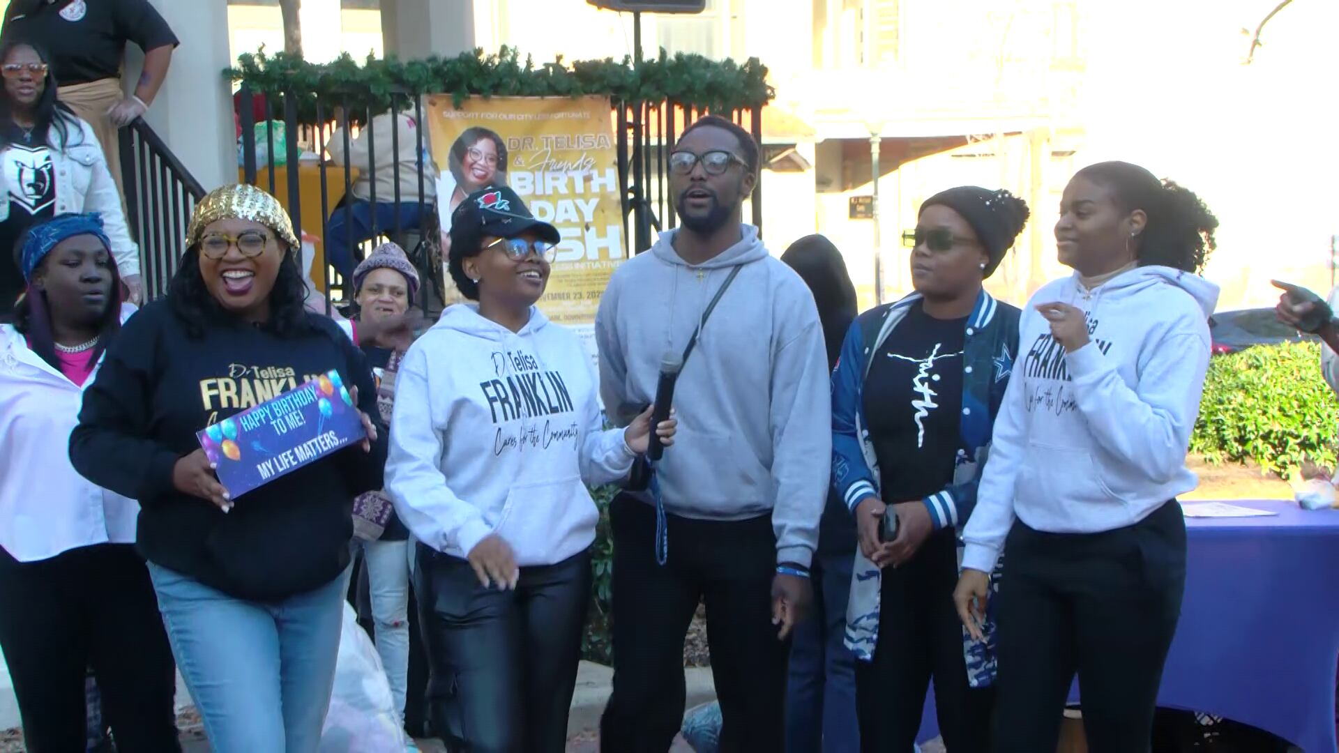 Dr. Telisa Franklin holds birthday bash to support homeless community