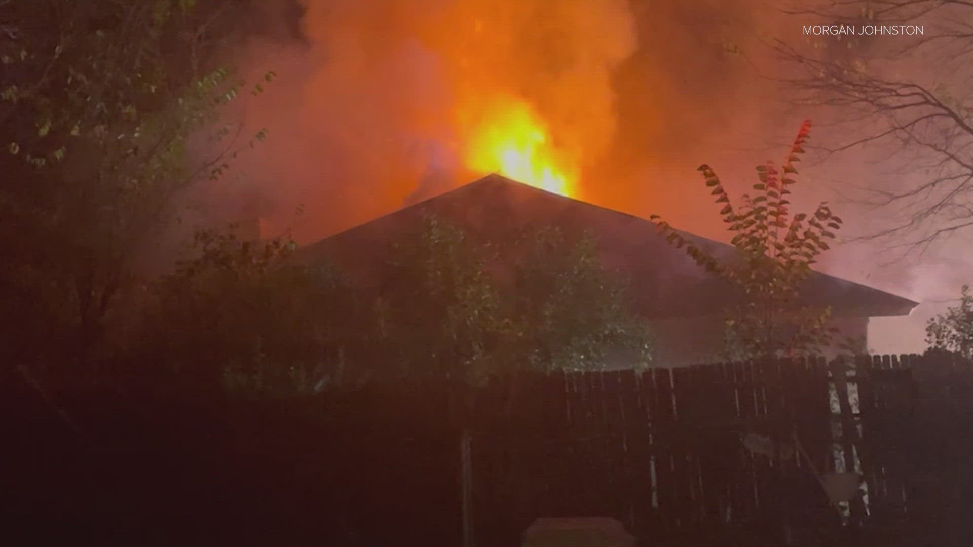 House fire kills 2 people trapped in garage, Burleson officials say