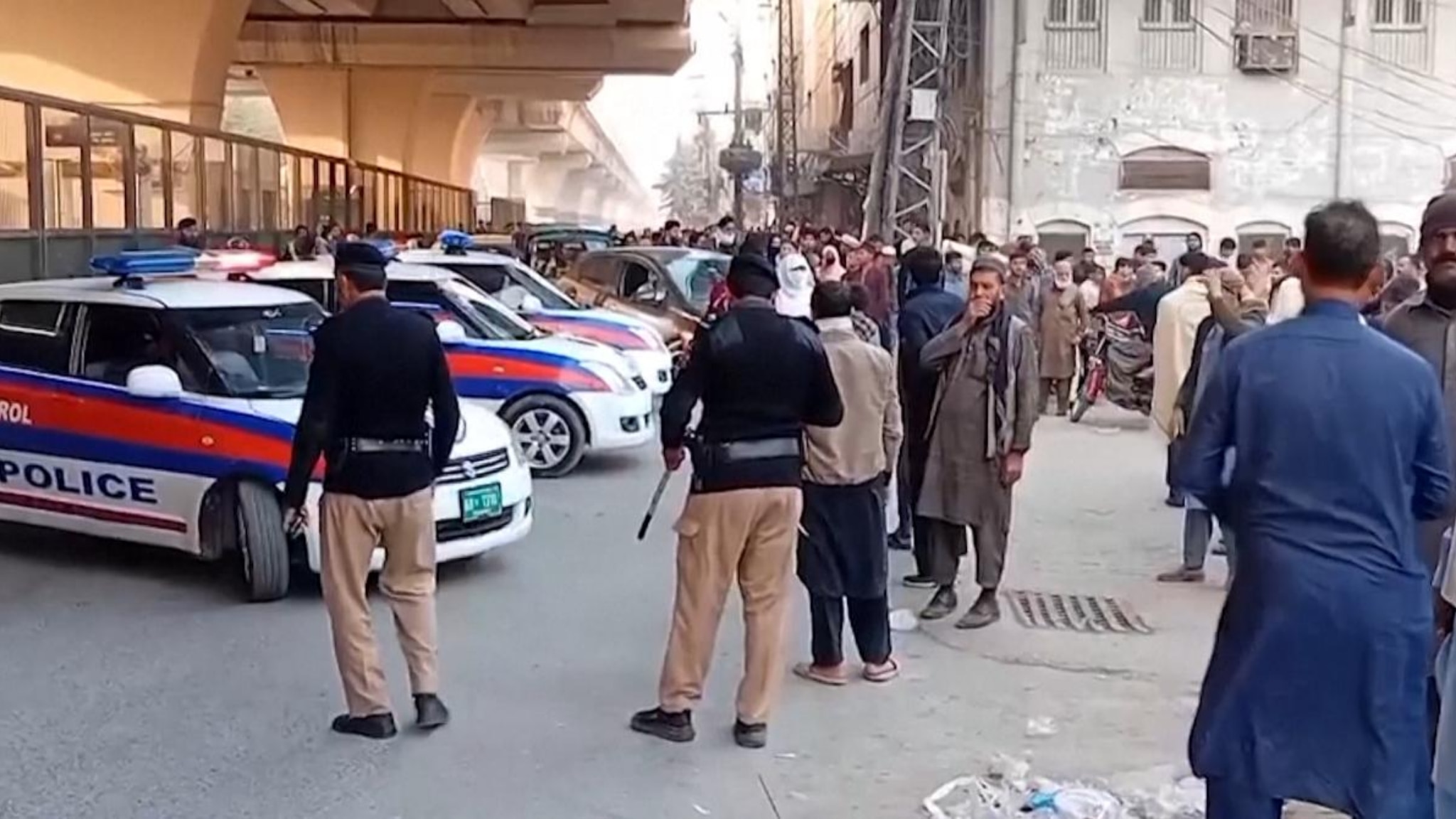 Pakistan Il Luogo Dell attentato Suicida Nel Quartier Generale Della 