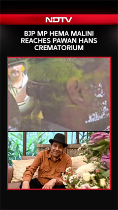 Dharmendra Death BJP MP & Dharmendra's Wife Hema Malini Reaches Pawan