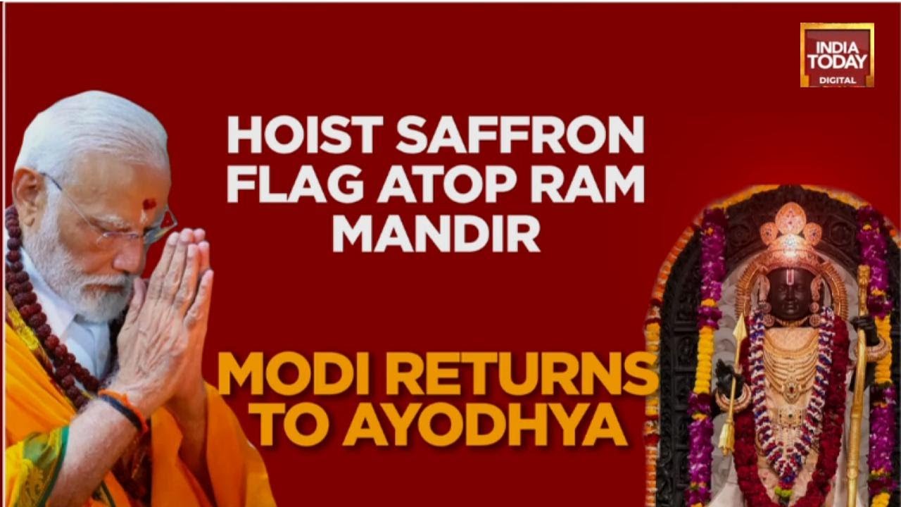 PM Modi To Hoist Flag At Ayodhya Ram Temple, Marking Completion Of ...