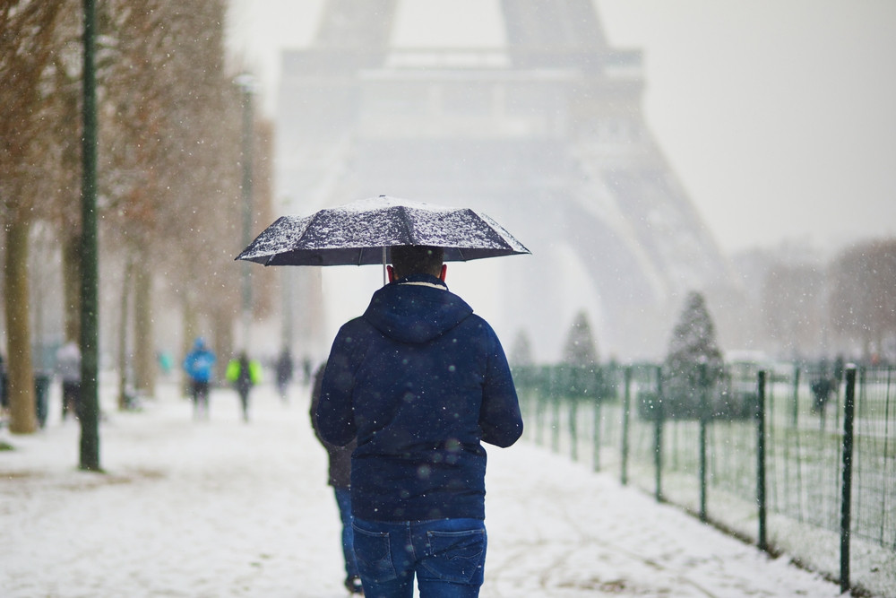 IMAGES - Paris et l'Île-de-France sous la neige ce weekend