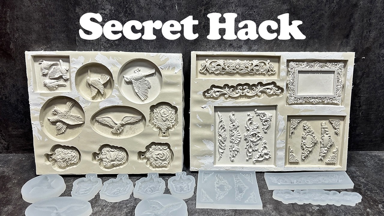 DIY silicone mold cloning using paper and plaster