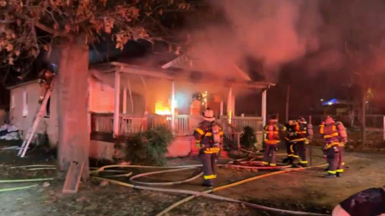 Two displaced after house fire on Old Lexington Rd. in Winston-Salem