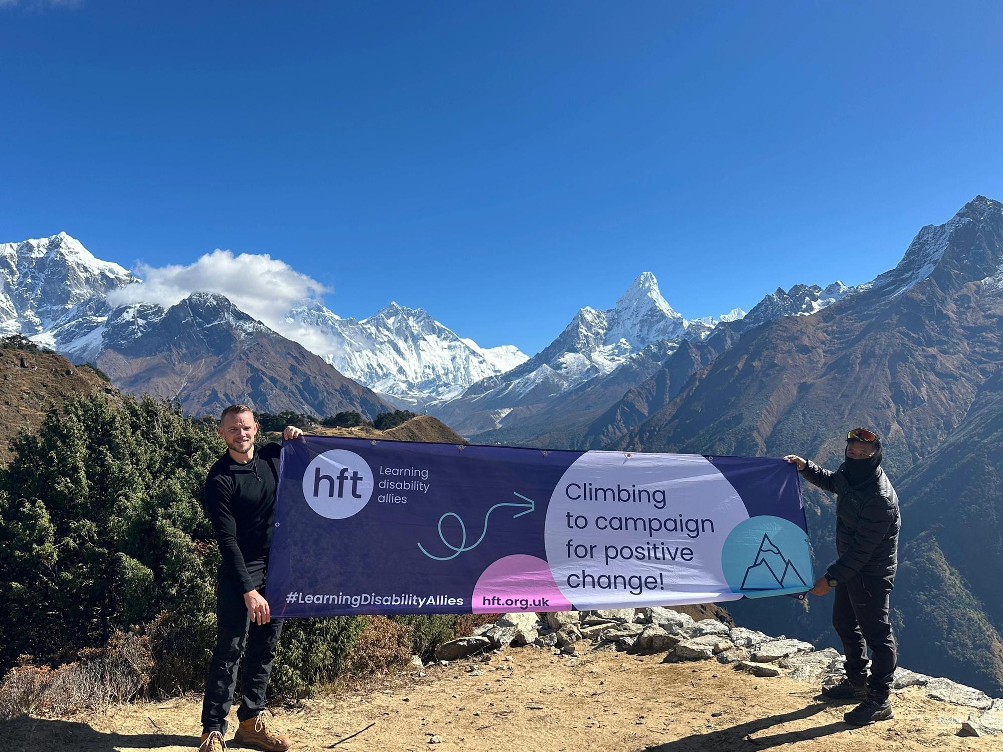 From Bedford to Base Camp: Ian smashes Everest challenge for Hft