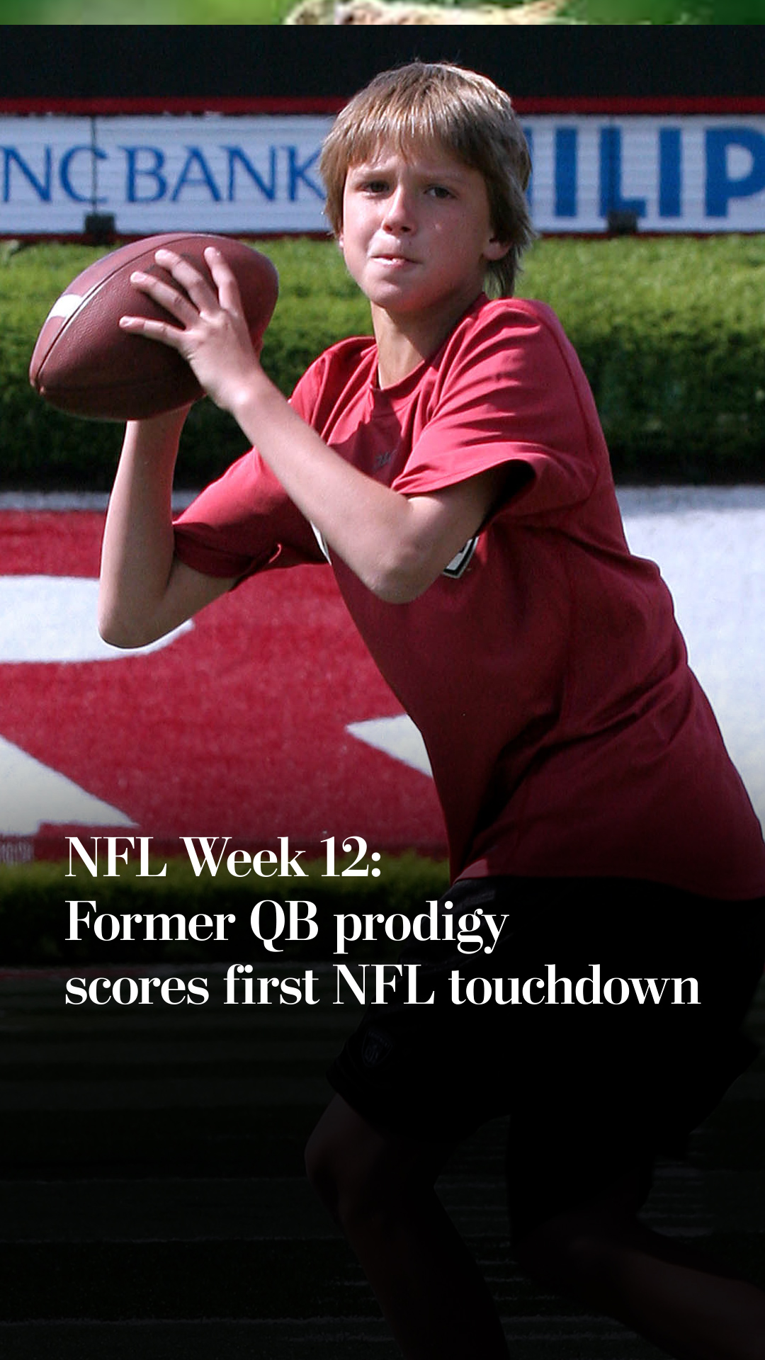 NFL Week 12: Former QB prodigy scores first NFL touchdown