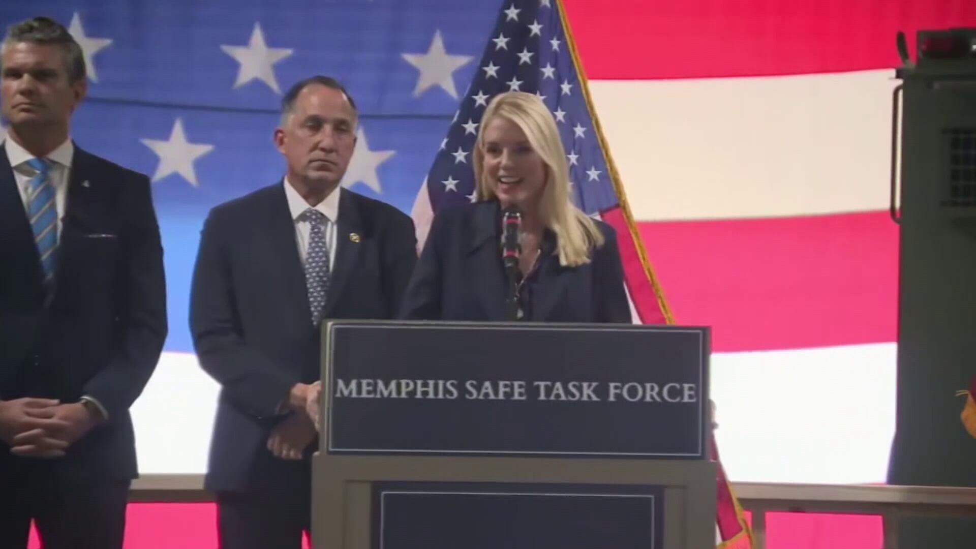 U.S. Attorney General Pam Bondi to meet with Memphis law enforcement Monday