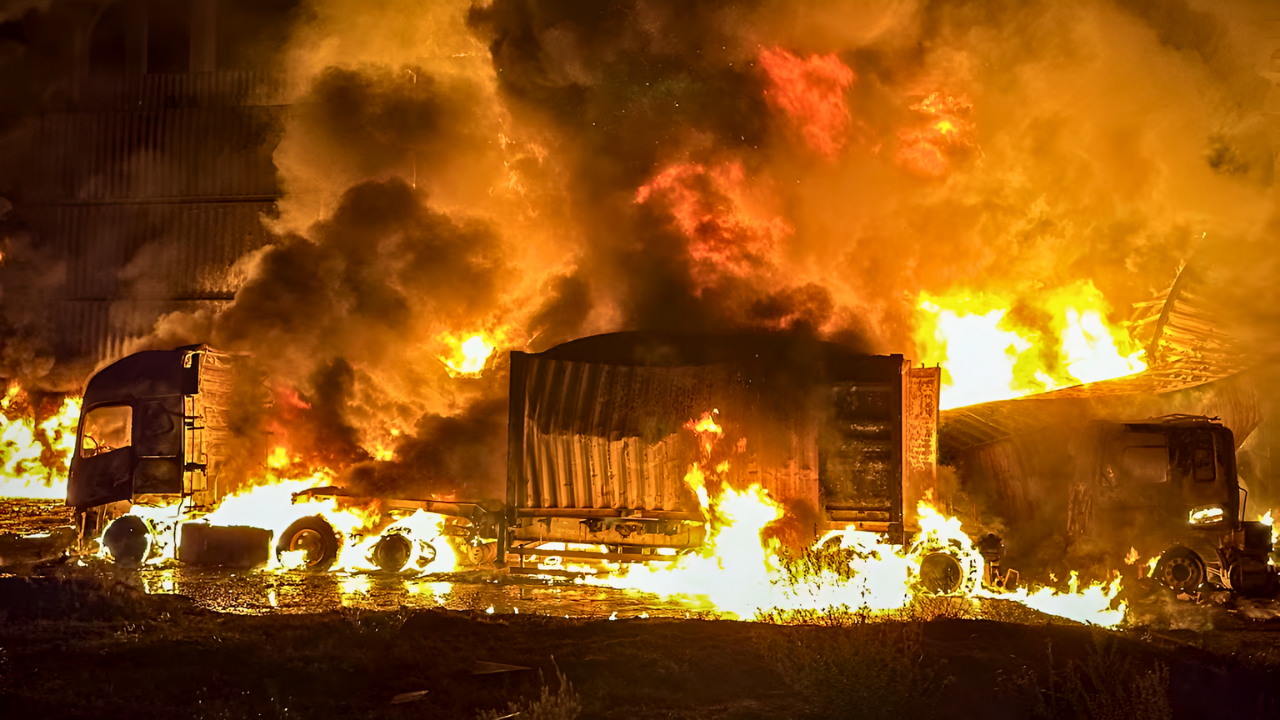 Ukraine’s Jet Drones Turn Putin’s Top Refinery Into Fireball