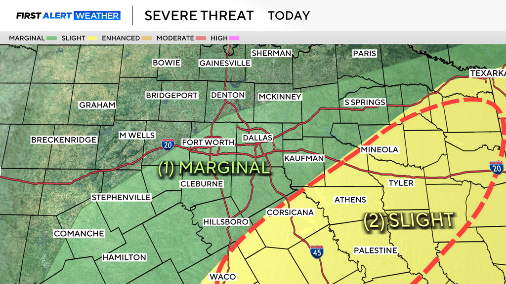 Heavy rain in North Texas on Monday leaves behind cooler temperatures ...