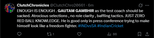 Indian Greg Chapppell: Gautam Gambhir faces fans' wrath as India ...