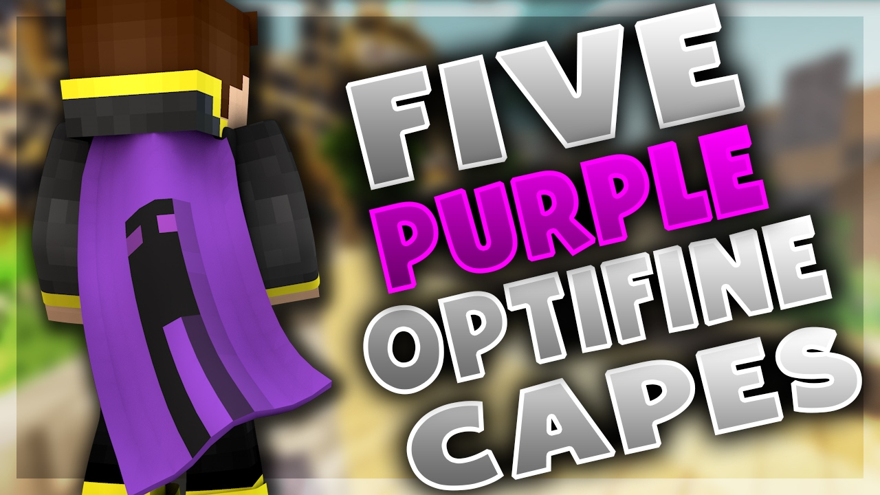 5 Stunning Purple OptiFine Cape Designs | Cool Minecraft Capes