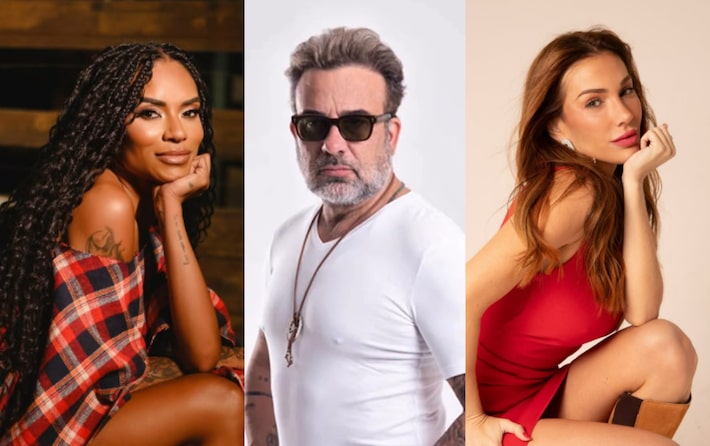 Kathy, Fabiano e Maria estão na Roça Especial, cujo resultado sai nessa terça-feira, 25 Foto: @kathymaravilhadj @fabiano.moraes @mariacarolina.capo via Instagram/Divulgação