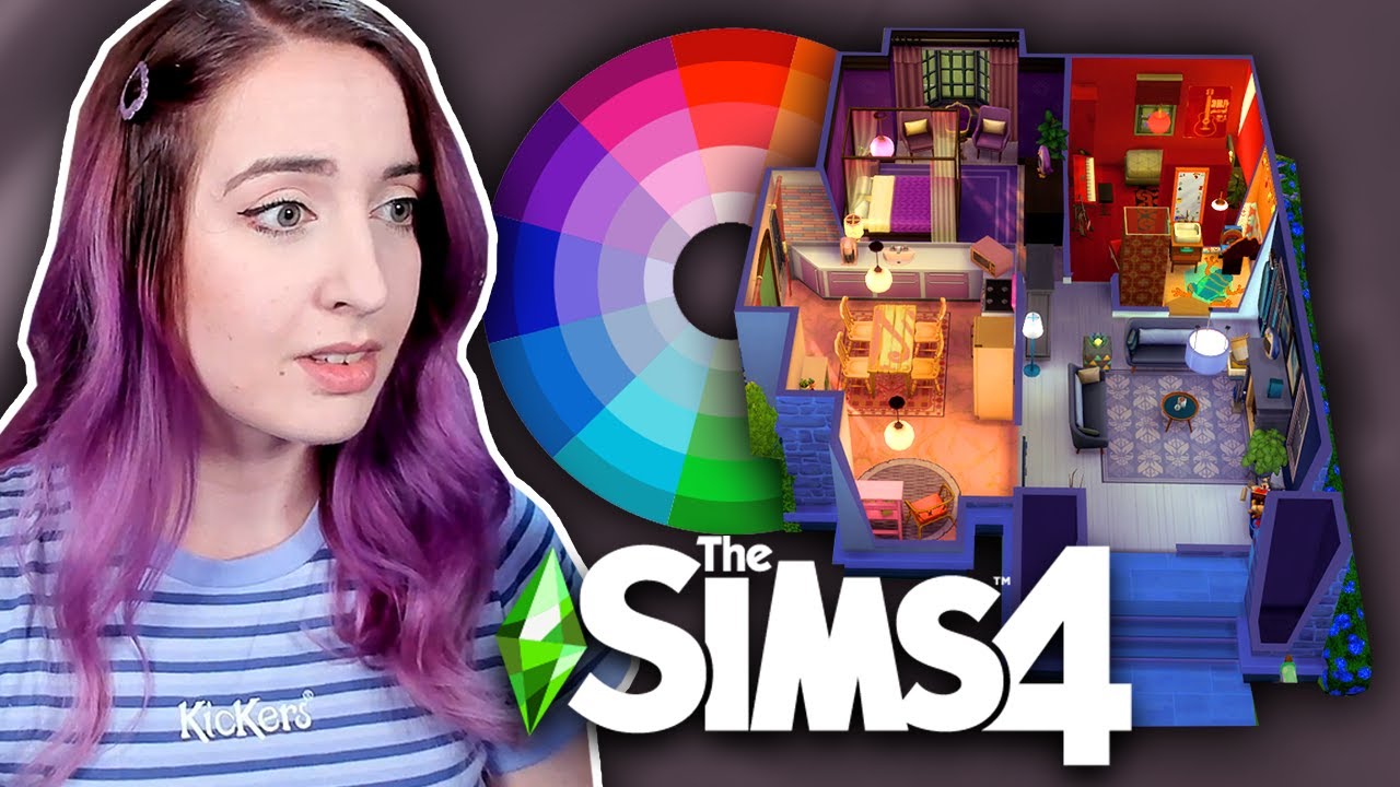 Building a Sims House Room By Color